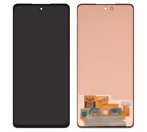 Дисплей для Samsung A536 Galaxy A53 5G, черный, на версии Android 14 и выше работать не будет!, без рамки, High Copy original LCD size, (OLED)