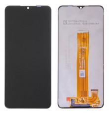 Дисплей для Samsung A125F Galaxy A12, черный, без рамки, Оригинал (переклеено стекло), A125F_REV0.1 FPC6509-1