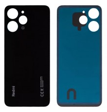 Задняя панель корпуса для Xiaomi Redmi 12, черная (Midnight Black)