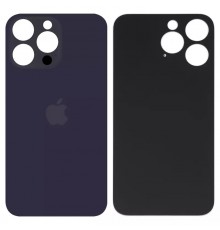 Задняя панель корпуса для iPhone 14 Pro Max, фиолетовая, не нужно снимать стекло камеры, big hole