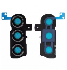 Стекло камеры для Samsung S911 Galaxy S23, черное (Phantom Black), с рамкой