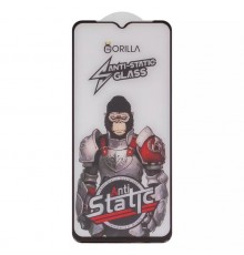 Захисне скло для Xiaomi Poco C3, Redmi 10A, Redmi 9A, Redmi 9AT, Redmi A1, Redmi A2, сумісне з чохлом, Full Glue, Anti-Static, чорний, gorilla