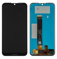 Дисплей для Huawei Honor 8S, Y5 (2019), чорний, логотип Huawei, без рамки, Оригінал (переклеєно скло), AMN-LX1/LX2/LX3/LX9/KSE-LX9/KSA-LX9