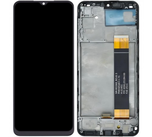 Дисплей для Samsung M236B Galaxy M23, M336B Galaxy M33, черный, с рамкой, High Copy (OLED), SM-M336B REV0.3