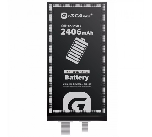 Акумулятор G-OCA Pro для iPhone 13 mini, Li-ion, 3,88 В, 2406 мА·г, без контролера, (A2660) Акумулятор G-OCA Pro для iPhone 13 mini, Li-ion, 3,88 В, 2406 мА·г, без контролера, (A2660)