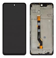 Дисплей для Tecno Camon 18, Camon 18P, Camon 18T, черный, с рамкой, High Copy, #FPC6805