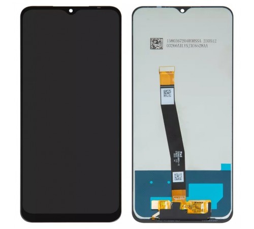 Дисплей для Samsung A226 Galaxy A22 5G, чорний, без рамки, Оригінал (переклеєне скло)