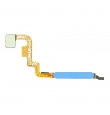 Шлейф для Xiaomi Poco M4 Pro 4G, Redmi Note 11, Redmi Note 11S, сканера отпечатка пальца (Touch ID), синий, Original (PRC)