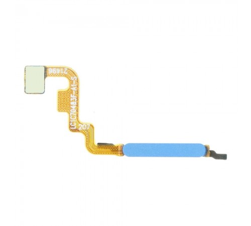 Шлейф для Xiaomi Poco M4 Pro 4G, Redmi Note 11, Redmi Note 11S, сканера отпечатка пальца (Touch ID), синий, Original (PRC)