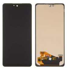 Дисплей для Samsung A725 Galaxy A72, A726 Galaxy A72 5G, черный, с широким ободком, без рамки, High Copy (OLED)