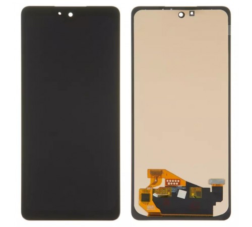 Дисплей для Samsung A725 Galaxy A72, A726 Galaxy A72 5G, чорний, з широким обідком, без рамки, High Copy (OLED)