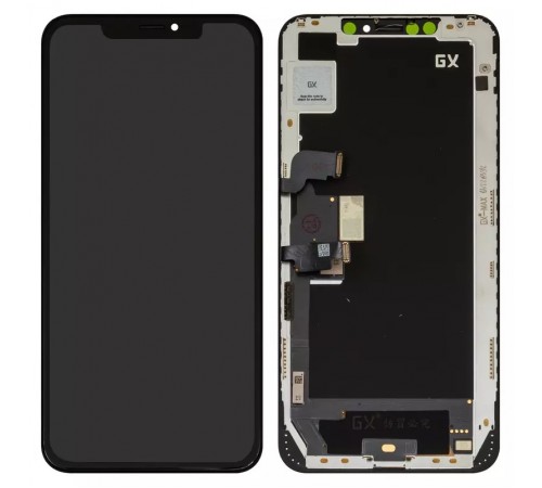 Дисплей для iPhone XS Max, чорний, з рамкою, High Copy (OLED), GX OEM hard Дисплей для iPhone XS Max, чорний, з рамкою, High Copy (OLED), GX OEM hard