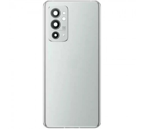 Задня панель корпусу для OnePlus 9RT, срібляста (Nano Silver) + скло камери