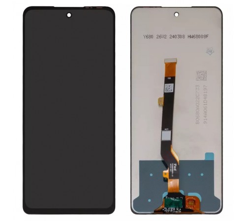 Дисплей для Tecno Spark 20 Pro (KJ6); Infinix Hot 40 (X6836), Hot 40 Pro (X6837), чорний, без рамки, High Copy, TXDI680QBQPX-33