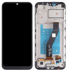 Дисплей для Motorola Moto E6s XT2053, черный, с рамкой, High Copy