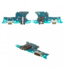 Шлейф для Samsung A025F/DS Galaxy A02s, коннектора зарядки, коннектора наушників, мікрофона, плата зарядки, High Copy