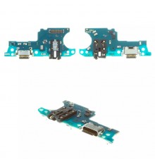 Шлейф для Samsung A025F/DS Galaxy A02s, коннектора зарядки, коннектора наушников, микрофона, плата зарядки, High Copy