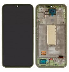 Дисплей для Samsung A346 Galaxy A34 5G, зеленый, с рамкой, Original (PRC)
