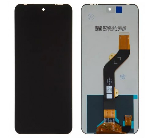 Дисплей для Tecno Pova 4 (LG7), Pova Neo 2; Infinix Hot 12 (X6817), Hot 12 Play (X6817, X6816), Hot 12 Play NFC, Hot 20 (X6826), Hot 20 Play (X6825), Note 12i (X6819), чорний, без рамки, High Copy 1540432341