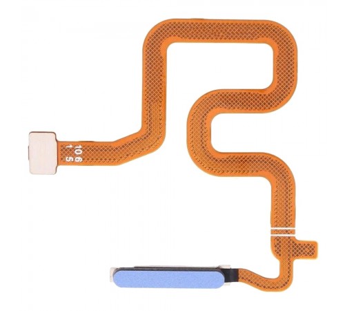 Шлейф для Realme 6, сканера отпечатка пальца (Touch ID), голубой (Comet Blue), Original (PRC)