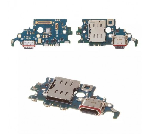 Шлейф для Samsung G991 Galaxy S21 5G, коннектора зарядки, микрофона, плата зарядки, Original (PRC)