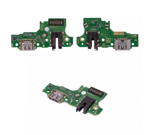 Шлейф для Oppo A15, A15s, конектора зарядки, мікрофона, плата зарядки, High Copy