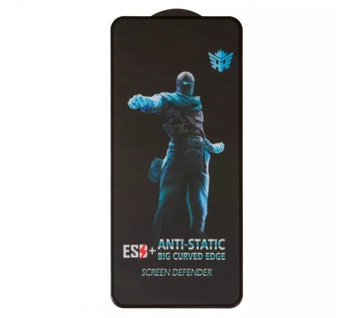 Захисне скло ASP для Motorola Moto G72 XT2255, сумісне з чохлом, Full Glue, чорний