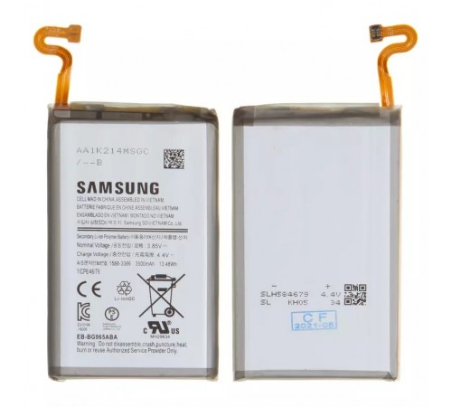 Аккумулятор EB-BG965ABE для Samsung G965 Galaxy S9 Plus, Li-Polymer, 3,85 B, 3500 мАч, Original (PRC) Аккумулятор EB-BG965ABE для Samsung G965 Galaxy S9 Plus, Li-Polymer, 3,85 B, 3500 мАч, Original (PRC)