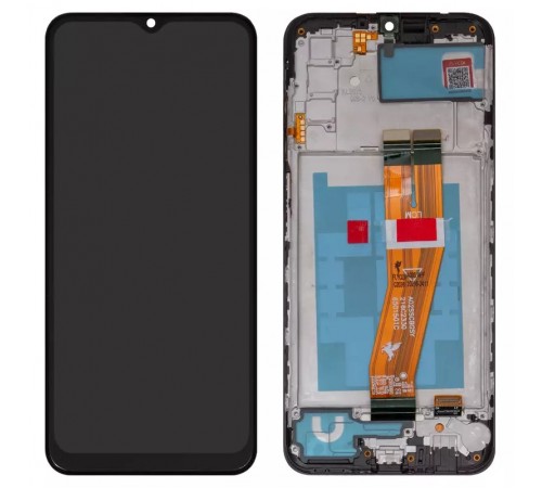 Дисплей для Samsung A037F Galaxy A03s, черный, с рамкой, FLYCDI, с желтым шлейфом, (160,5x72 mm) Дисплей для Samsung A037F Galaxy A03s, черный, с рамкой, FLYCDI, с желтым шлейфом, (160,5x72 mm)