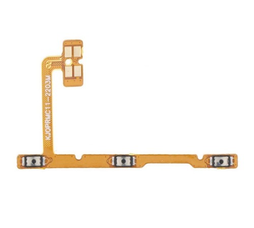 Шлейф для Realme Narzo 50A Prime, кнопки включения