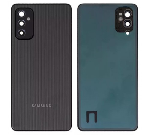 Задняя панель корпуса для Samsung M526 Galaxy M52, черная (Blazing Black) + стекло камеры Задняя панель корпуса для Samsung M526 Galaxy M52, черная (Blazing Black) + стекло камеры