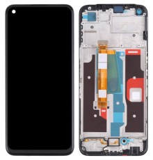 Дисплей для Realme 8i, чорний, з рамкою, High Copy, p/n: 1540430320