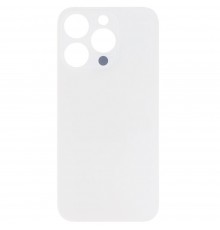 Задняя панель корпуса для iPhone 15 Pro, белая, не нужно снимать стекло камеры, Original (PRC), big hole