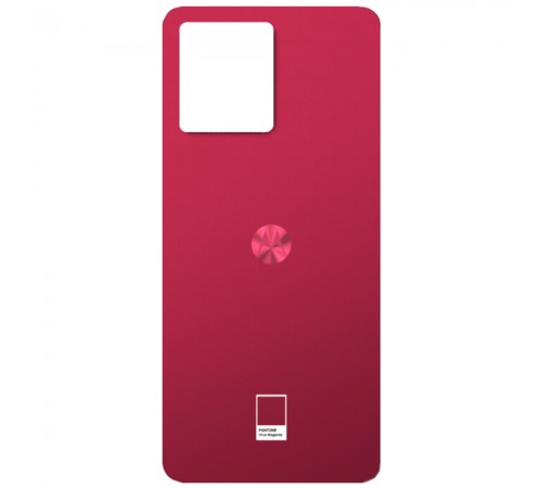 Задняя панель корпуса для Motorola Moto G84, бордовая, viva magenta