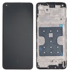 Дисплей для Realme 7 Pro, черный, с рамкой, High Copy RMX2170