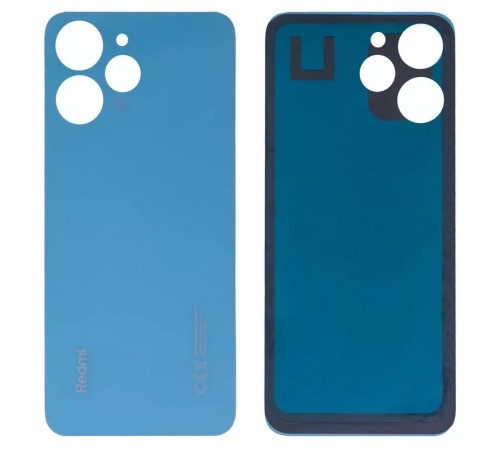 Задняя панель корпуса для Xiaomi Redmi 12, синяя (Sky Blue)