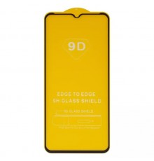 Захисне скло для Realme C21, сумісне з чохлом, Full Glue, (без упаковки), чорний