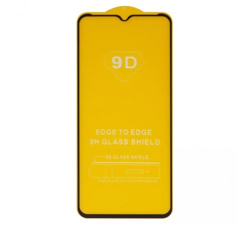 Защитное стекло для Realme C11 2021, C20, C20A, C21, Narzo 50i, совместимо с чехлом, Full Glue, (без упаковки), черный