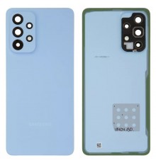 Задня панель корпусу для Samsung A326 Galaxy A32 5G, синя (Awesome Blue) + скло камери