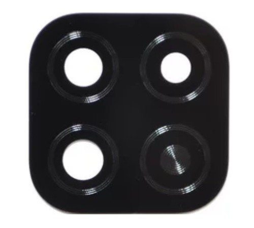 Стекло камеры для Xiaomi Redmi 9C NFC, черное, без рамки