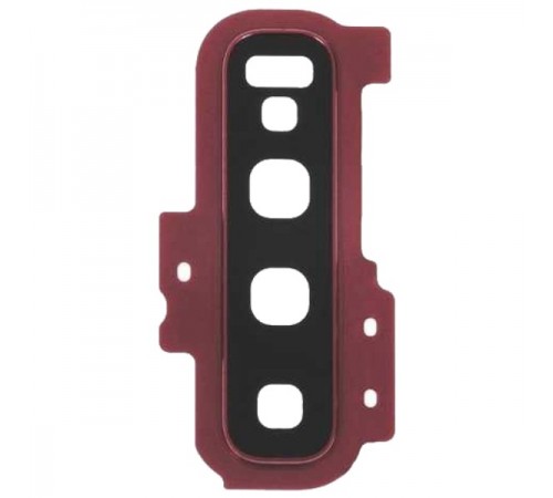 Стекло камеры для Samsung G975 Galaxy S10 Plus, красное (Cardinal Red), с рамкой