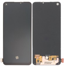 Дисплей для Realme 8, 8 Pro, V15 5G, черный, без рамки, Original (PRC) (переклеено стекло), p/n: AMS643XY01