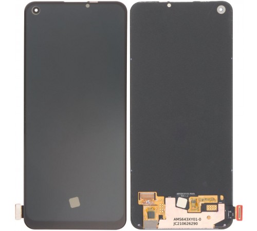Дисплей для Realme 8, 8 Pro, V15 5G, чорний, без рамки, Original (PRC) (переклеєне скло), p/n: AMS643XY01