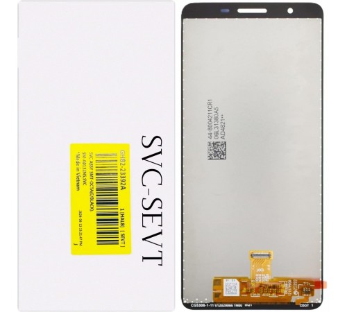 Дисплей для Samsung A013 Galaxy A01 Core, M013 Galaxy M01 Core, черный, без рамки, Original