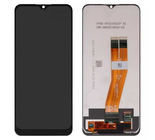 Дисплей для Samsung A025G Galaxy A02s, M025 Galaxy M02s, чорний, без рамки, (Box), (163x72,5 mm)