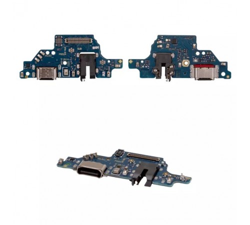 Шлейф для Motorola Moto G84 XT2347-2, коннектора зарядки, коннектора наушников, микрофона, плата зарядки, High Copy