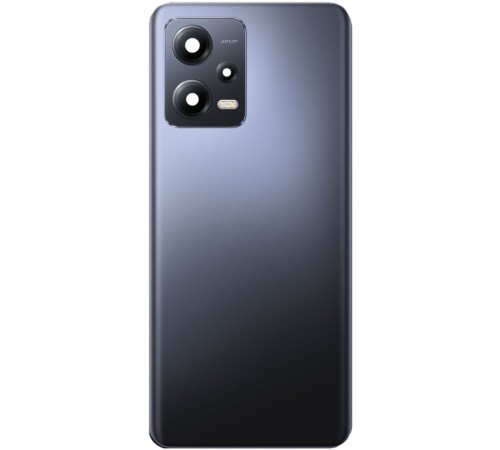 Задняя панель корпуса для Xiaomi Redmi Note 12 5G, черная (Matte Black) + стекло камеры