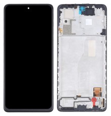 Дисплей для Xiaomi Redmi Note 10 Pro, черный, с рамкой, Original (PRC) (переклеено стекло), M2101K6G