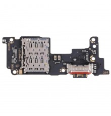 Шлейф для Xiaomi 12T, 12T Pro, коннектора зарядки, c SIM-коннектором, плата зарядки, Original (PRC)