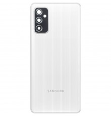 Задняя панель корпуса для Samsung M526 Galaxy M52, белая (White), Copy + стекло камеры